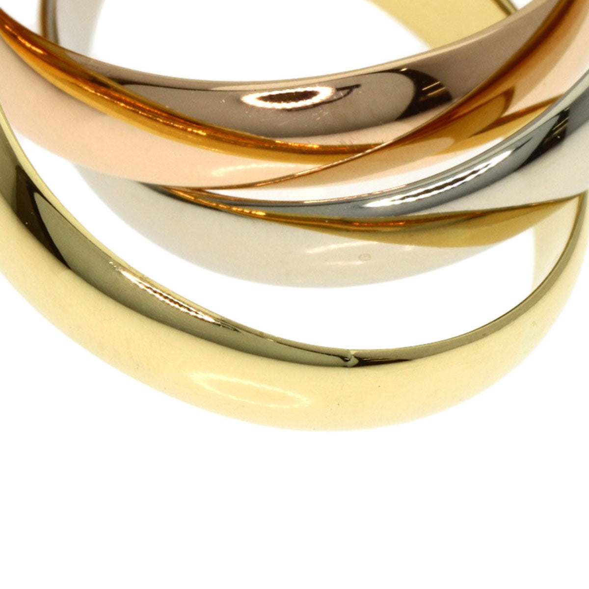 CARTIER Trinity #48 Ring K18 Yellow Gold 18K Pink GoldLadies [Used]
