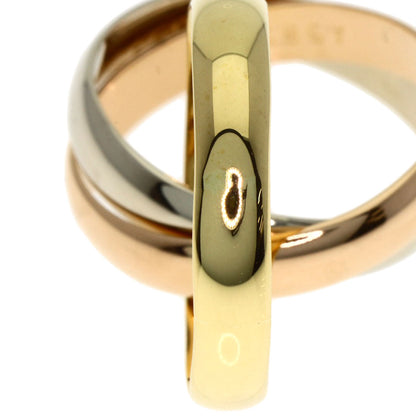 CARTIER Trinity #48 Ring K18 Yellow Gold 18K Pink GoldLadies [Used]