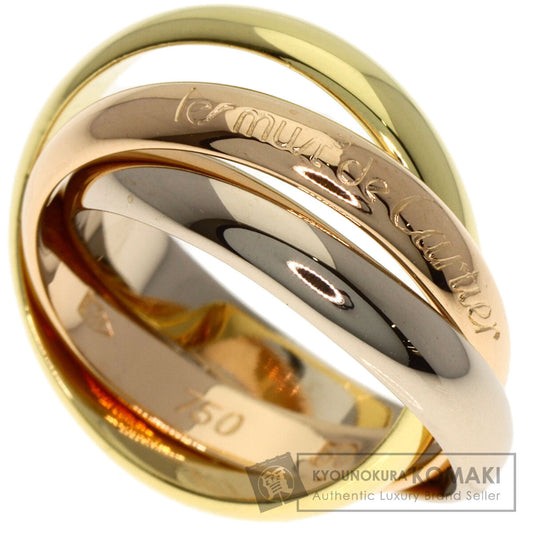 CARTIER Trinity #50 Ring K18 Yellow Gold 18K Pink GoldLadies [Used]