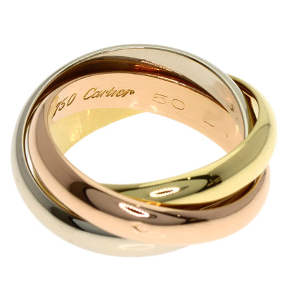CARTIER Trinity #50 Ring K18 Yellow Gold 18K Pink GoldLadies [Used]