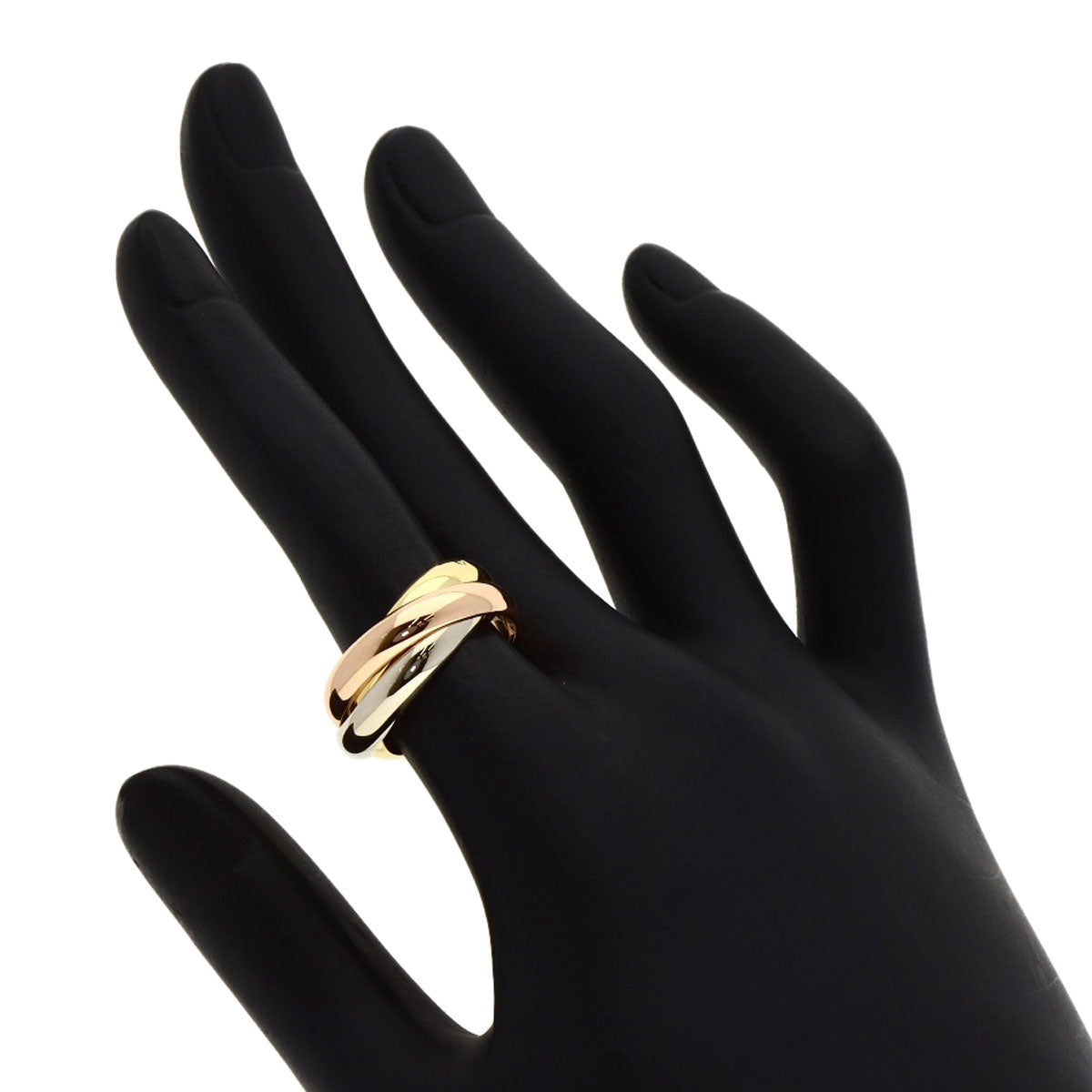 CARTIER Trinity #50 Ring K18 Yellow Gold 18K Pink GoldLadies [Used]