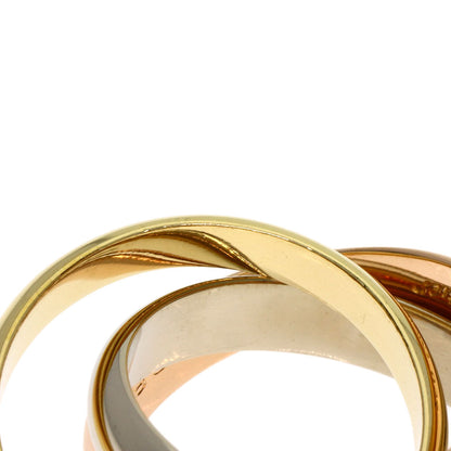 CARTIER Trinity #50 Ring K18 Yellow Gold 18K Pink GoldLadies [Used]