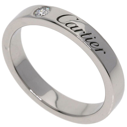 CARTIER Cartier C de Cartier 1P Diamond #46 Ring Platinum PT950 Ladies [Used]