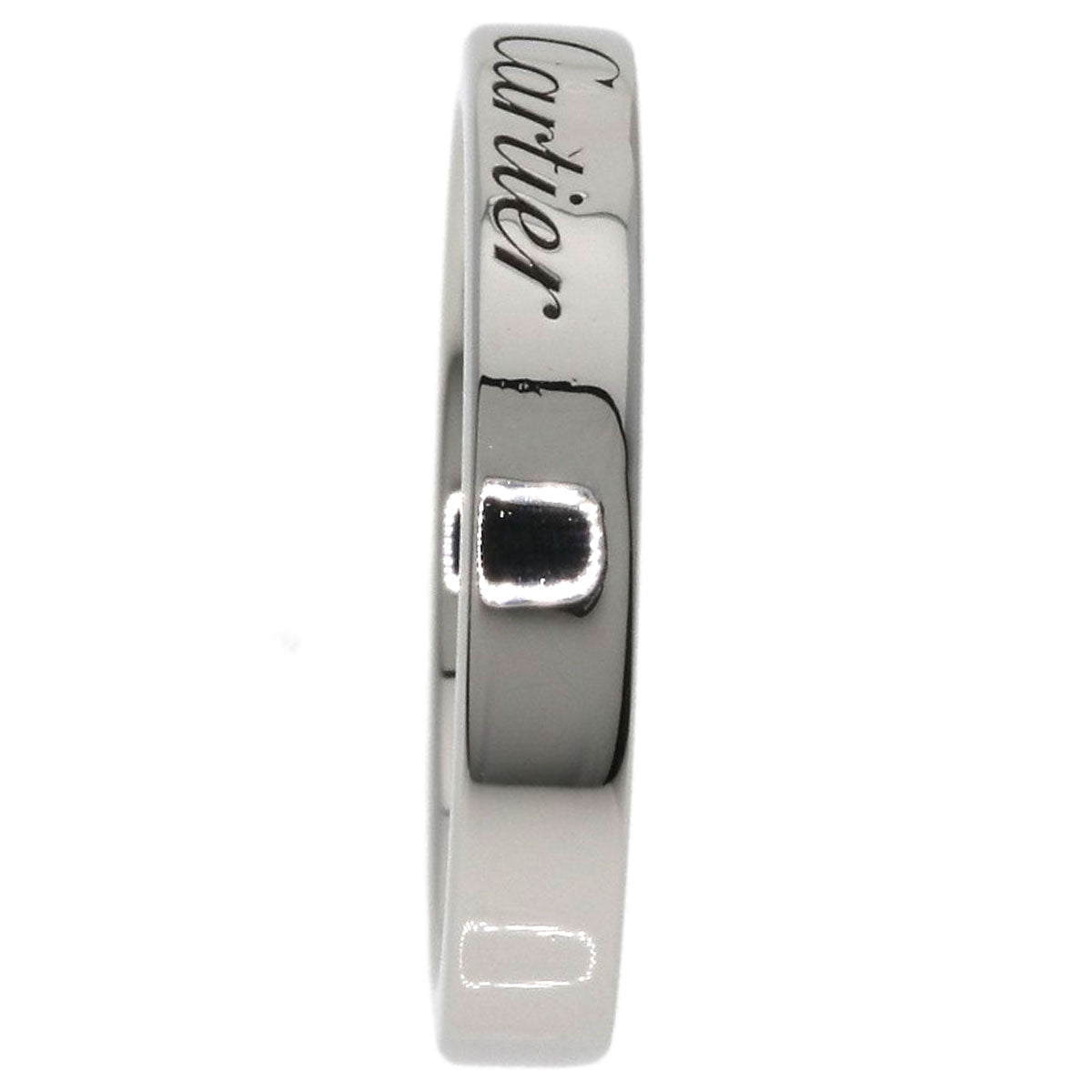 CARTIER Cartier C de Cartier 1P Diamond #46 Ring Platinum PT950 Ladies [Used]