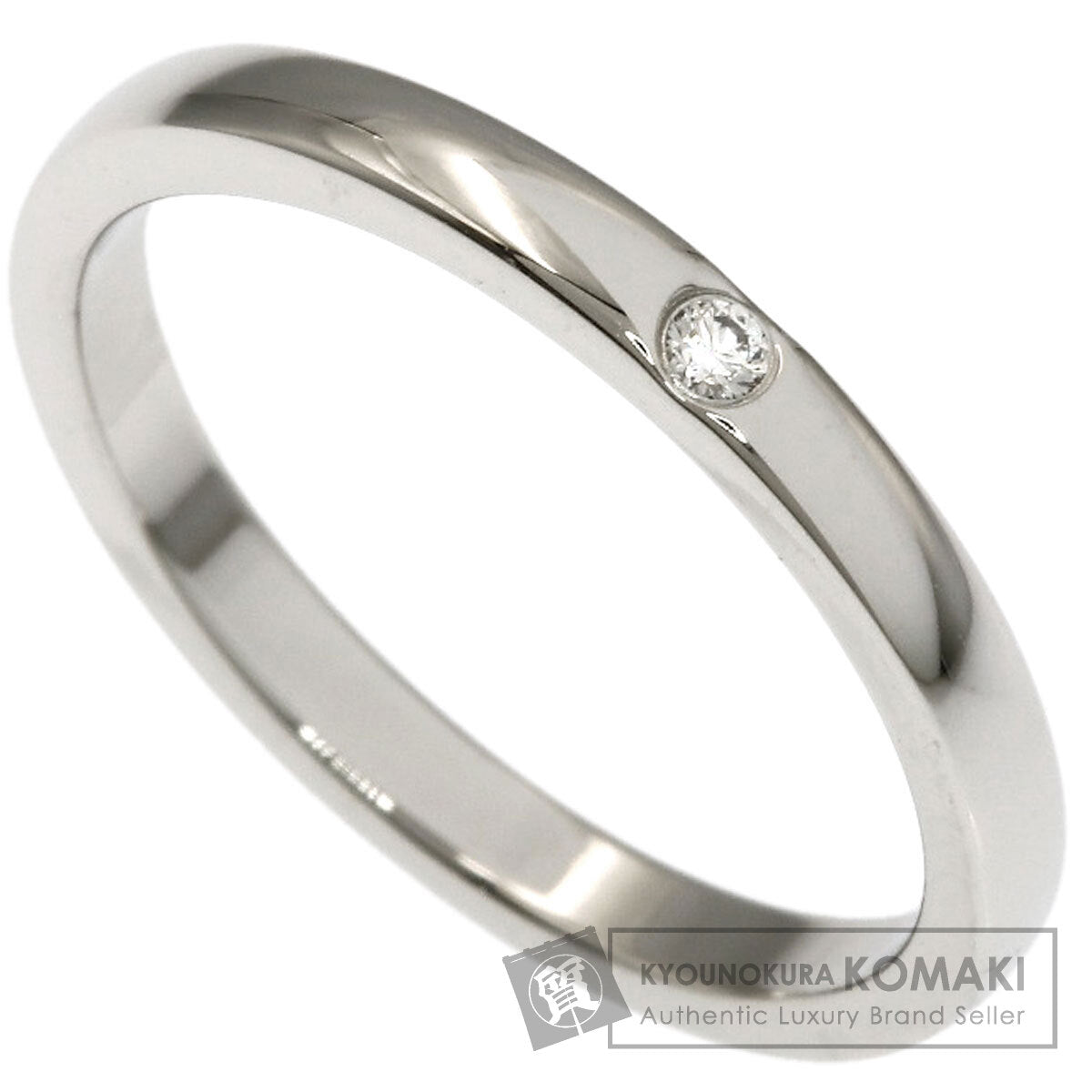 CARTIER Classic 1P Diamond #49 Ring Platinum PT950 Ladies [Used]
