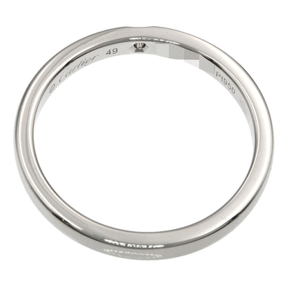 CARTIER Classic 1P Diamond #49 Ring Platinum PT950 Ladies [Used]