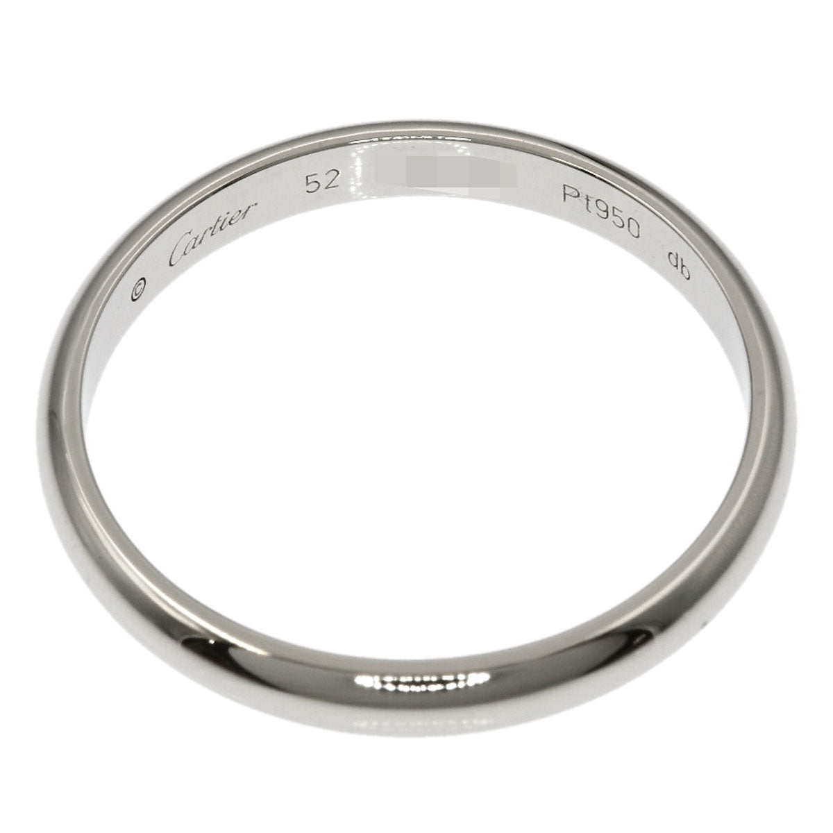 CARTIER Classic #52 Ring Platinum PT950 Ladies [Used]