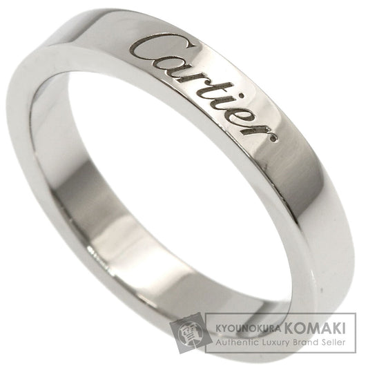 CARTIER Flatband #46 Ring Platinum PT950 Ladies [Used]