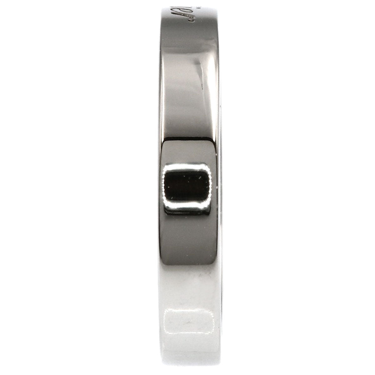 CARTIER Flatband #46 Ring Platinum PT950 Ladies [Used]