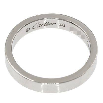 CARTIER Flatband #46 Ring Platinum PT950 Ladies [Used]