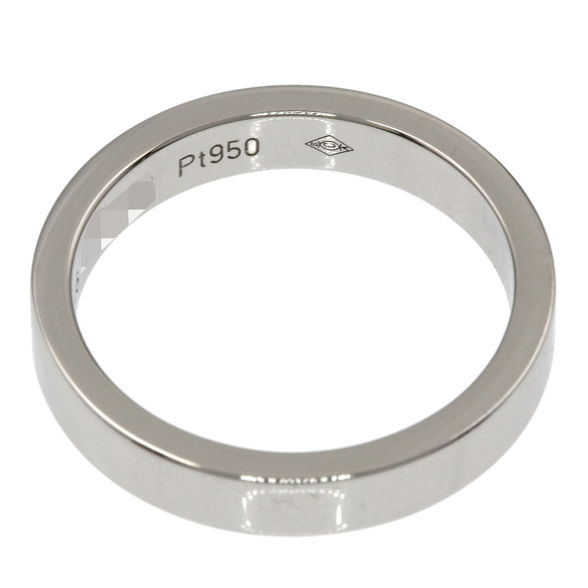 CARTIER Flatband #46 Ring Platinum PT950 Ladies [Used]