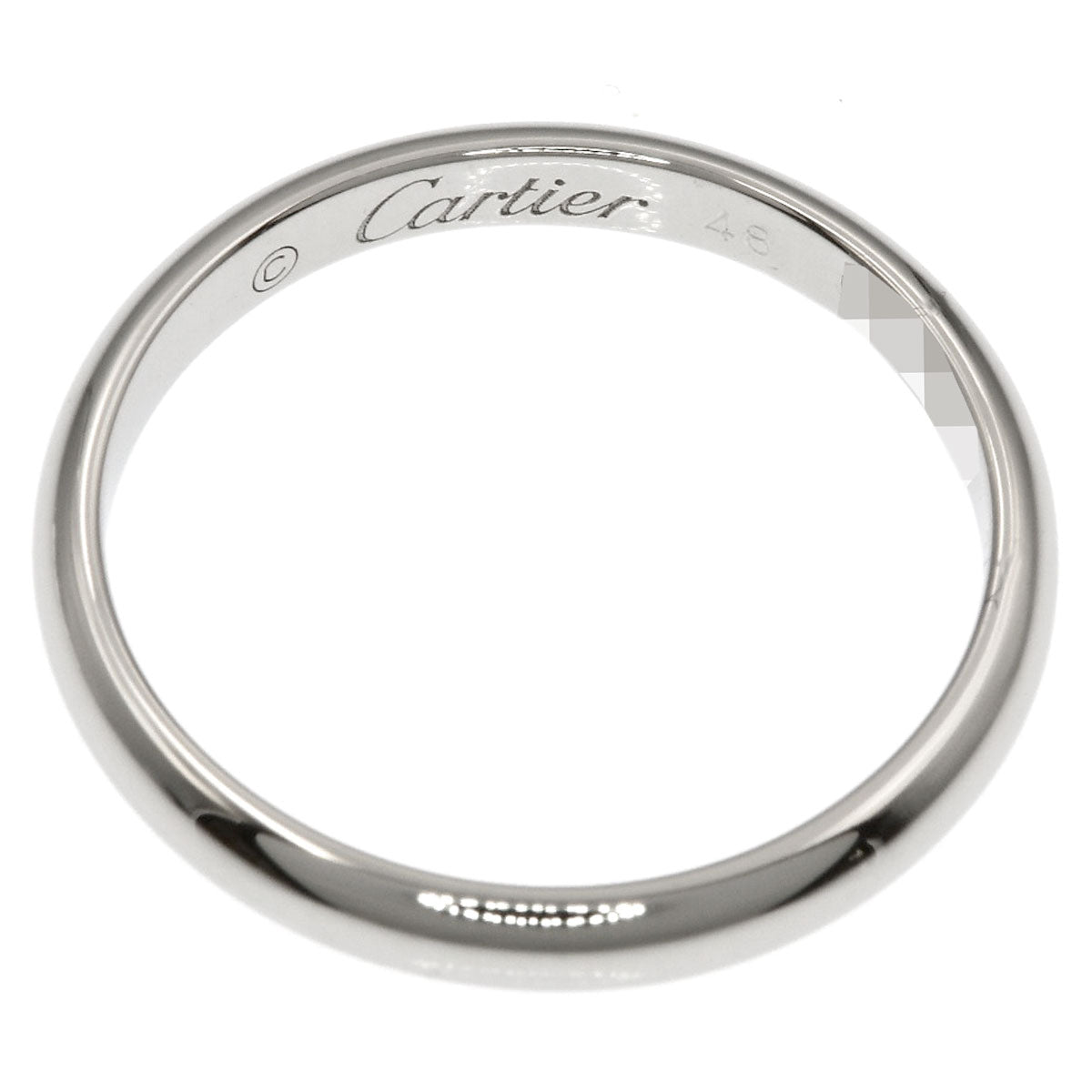 CARTIER Wedding #48 Ring Platinum PT950 Ladies [Used]