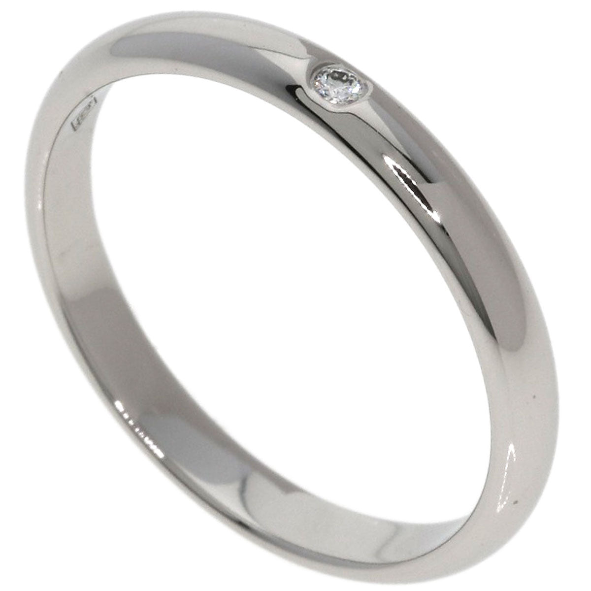 CARTIER Wedding 1P Diamond #51 Ring Platinum PT950 Ladies [Used]