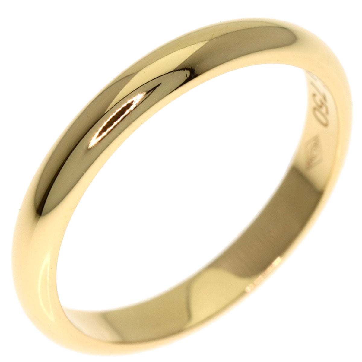 CARTIER 1895 Wedding #46 Ring K18 Yellow Gold Ladies [Used]
