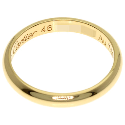 CARTIER 1895 Wedding #46 Ring K18 Yellow Gold Ladies [Used]