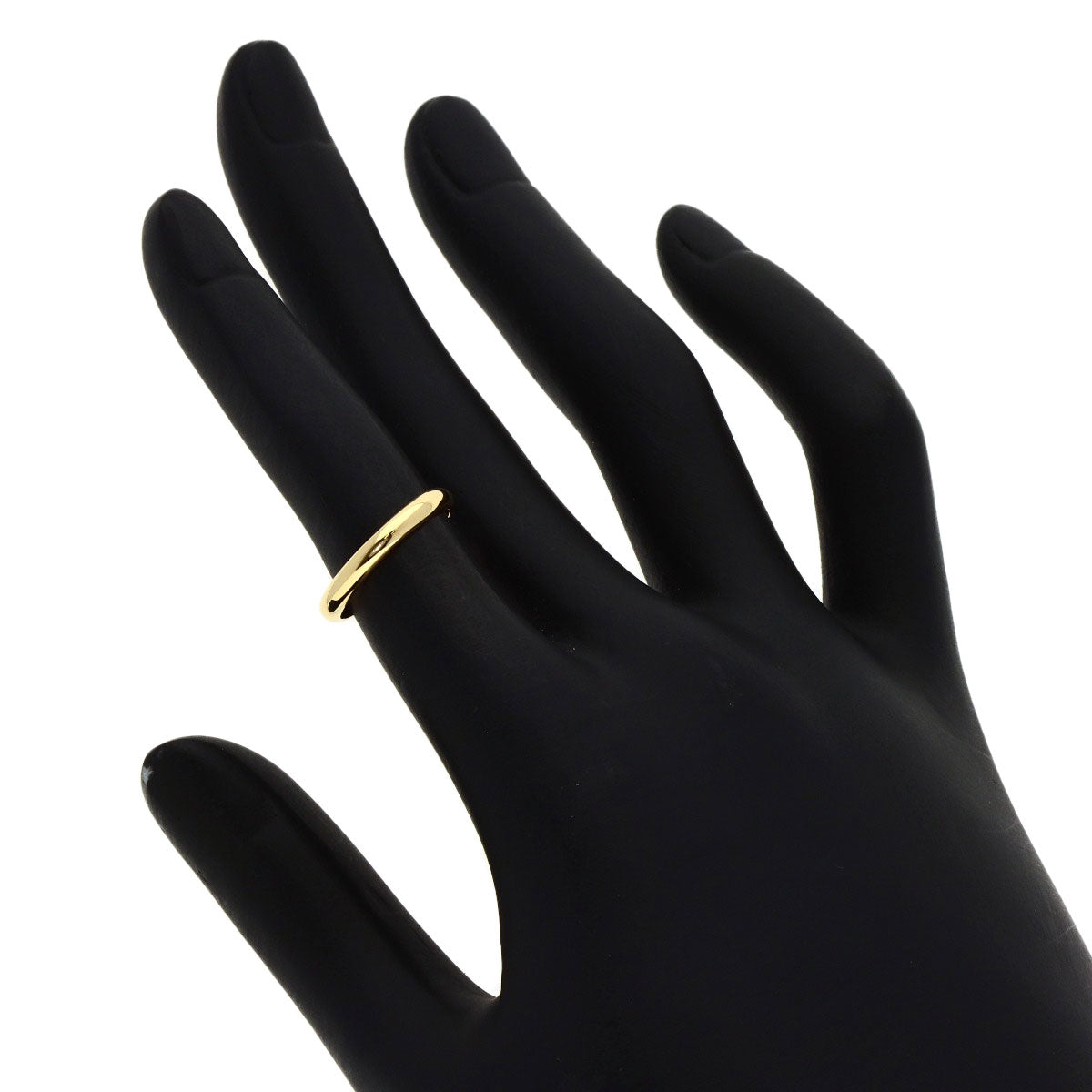 CARTIER 1895 Wedding #46 Ring K18 Yellow Gold Ladies [Used]