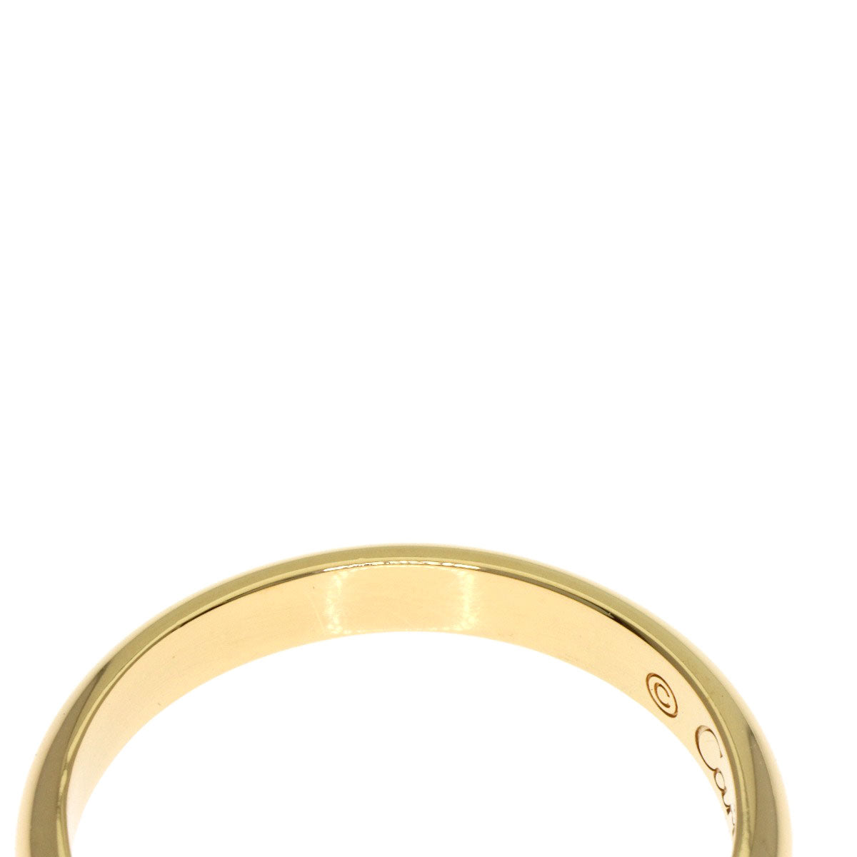 CARTIER 1895 Wedding #46 Ring K18 Yellow Gold Ladies [Used]