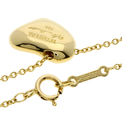 TIFFANY&Co. Full heart Necklace K18 Yellow Gold Ladies [Used]