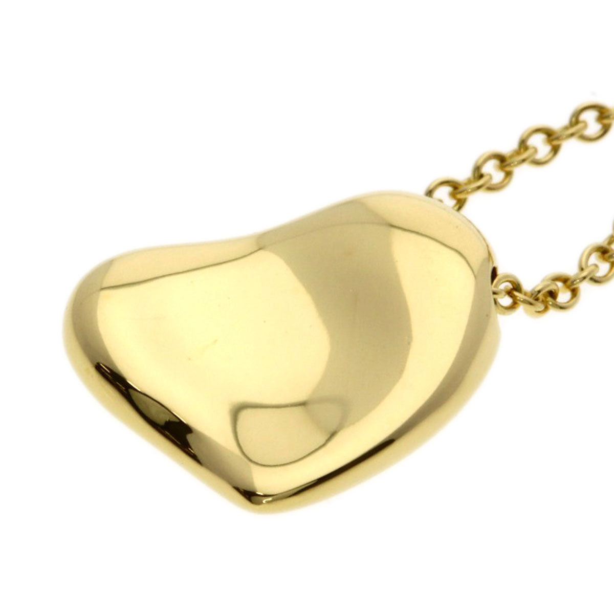 TIFFANY&Co. Full heart Necklace K18 Yellow Gold Ladies [Used]