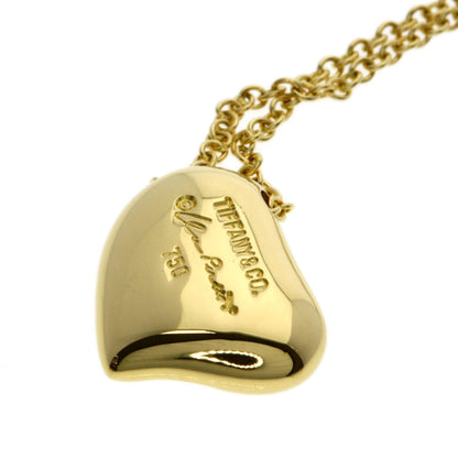 TIFFANY&Co. Full heart Necklace K18 Yellow Gold Ladies [Used]