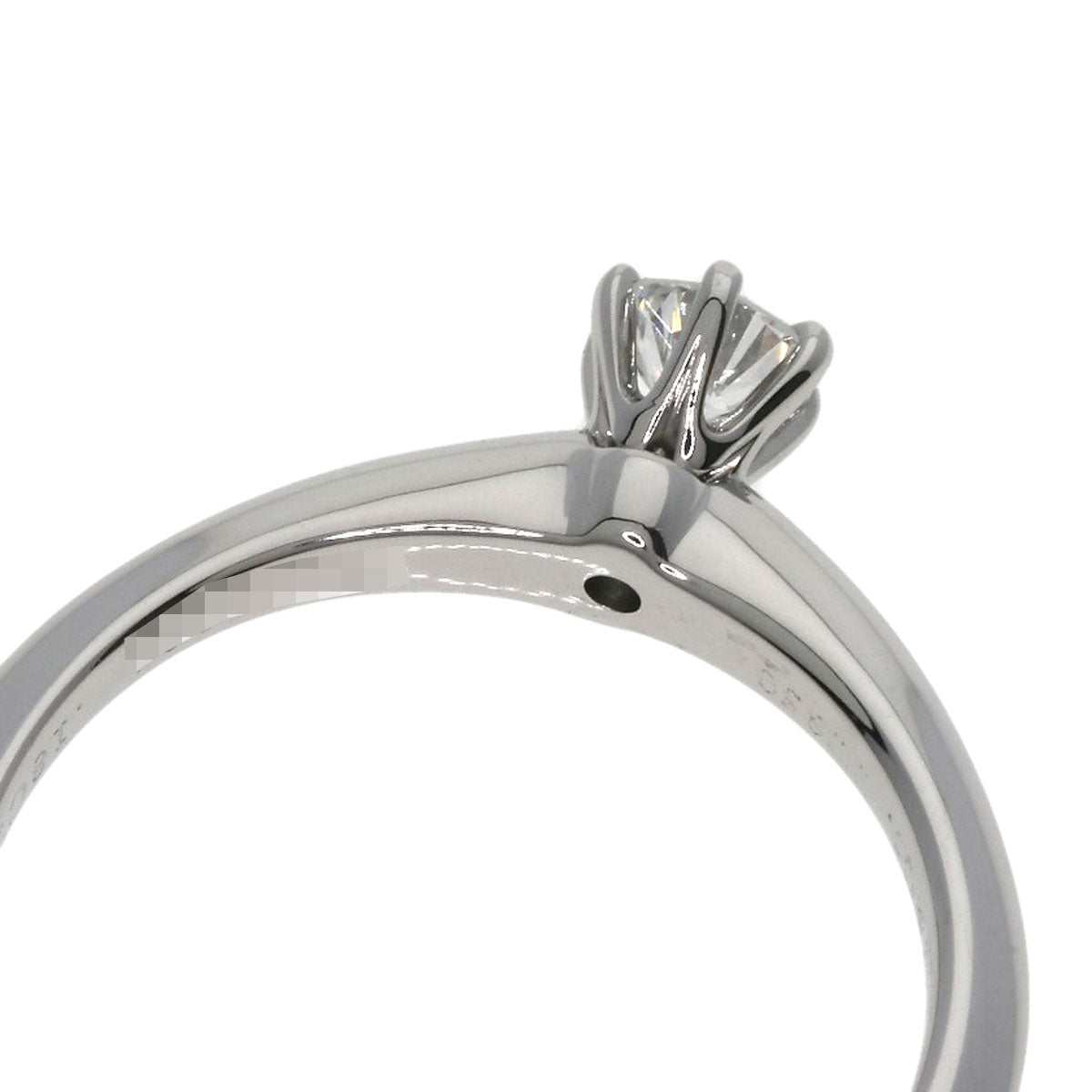 TIFFANY&Co. Solitaire Diamond Ring Platinum PT950 Ladies [Used]