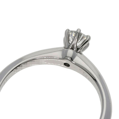 TIFFANY&Co. Solitaire Diamond Ring Platinum PT950 Ladies [Used]