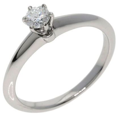 TIFFANY&Co. Solitaire Diamond Ring Platinum PT950 Ladies [Used]