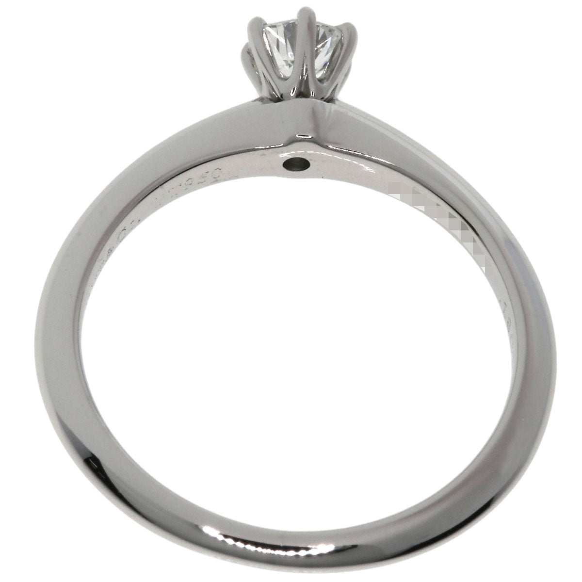 TIFFANY&Co. Solitaire Diamond Ring Platinum PT950 Ladies [Used]