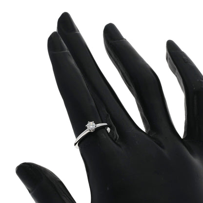 TIFFANY&Co. Solitaire Diamond Ring Platinum PT950 Ladies [Used]