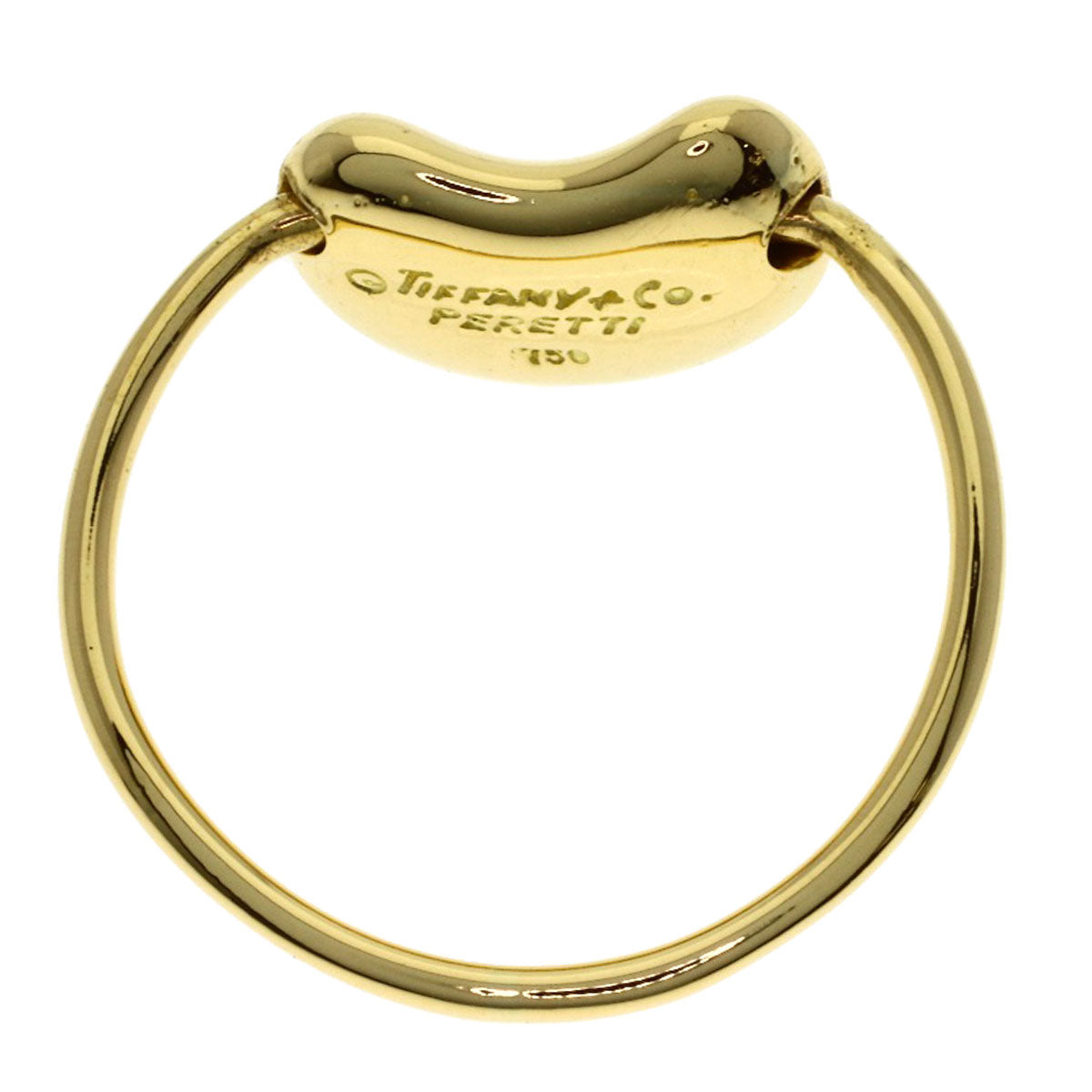 TIFFANY&Co. Bean Ring K18 Yellow Gold Ladies [Used]