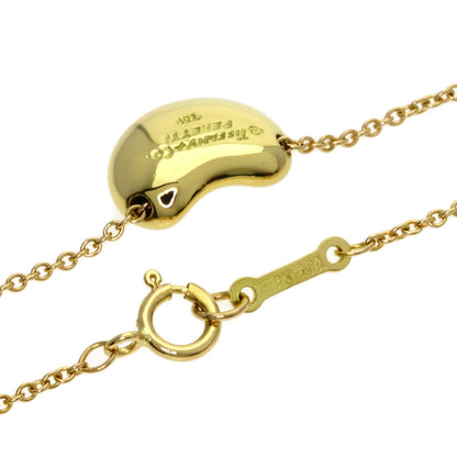 TIFFANY&Co. Bean Necklace K18 Yellow Gold Ladies [Used]