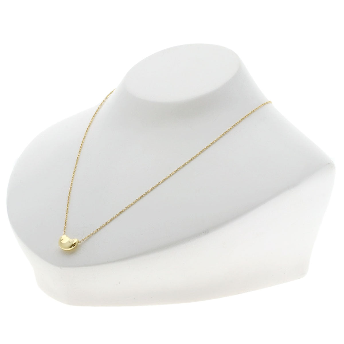 TIFFANY&Co. Bean Necklace K18 Yellow Gold Ladies [Used]