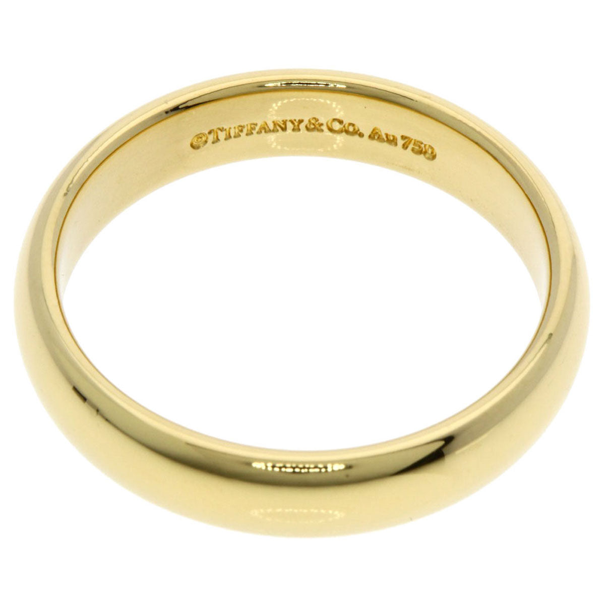 TIFFANY&Co. wedding Ring K18 Yellow Gold Ladies [Used]