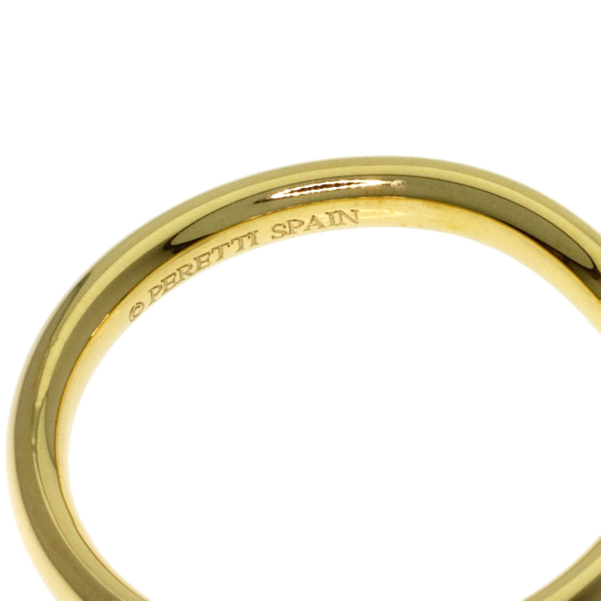 TIFFANY&Co. Curved band Diamond Ring K18 Yellow Gold Ladies [Used]