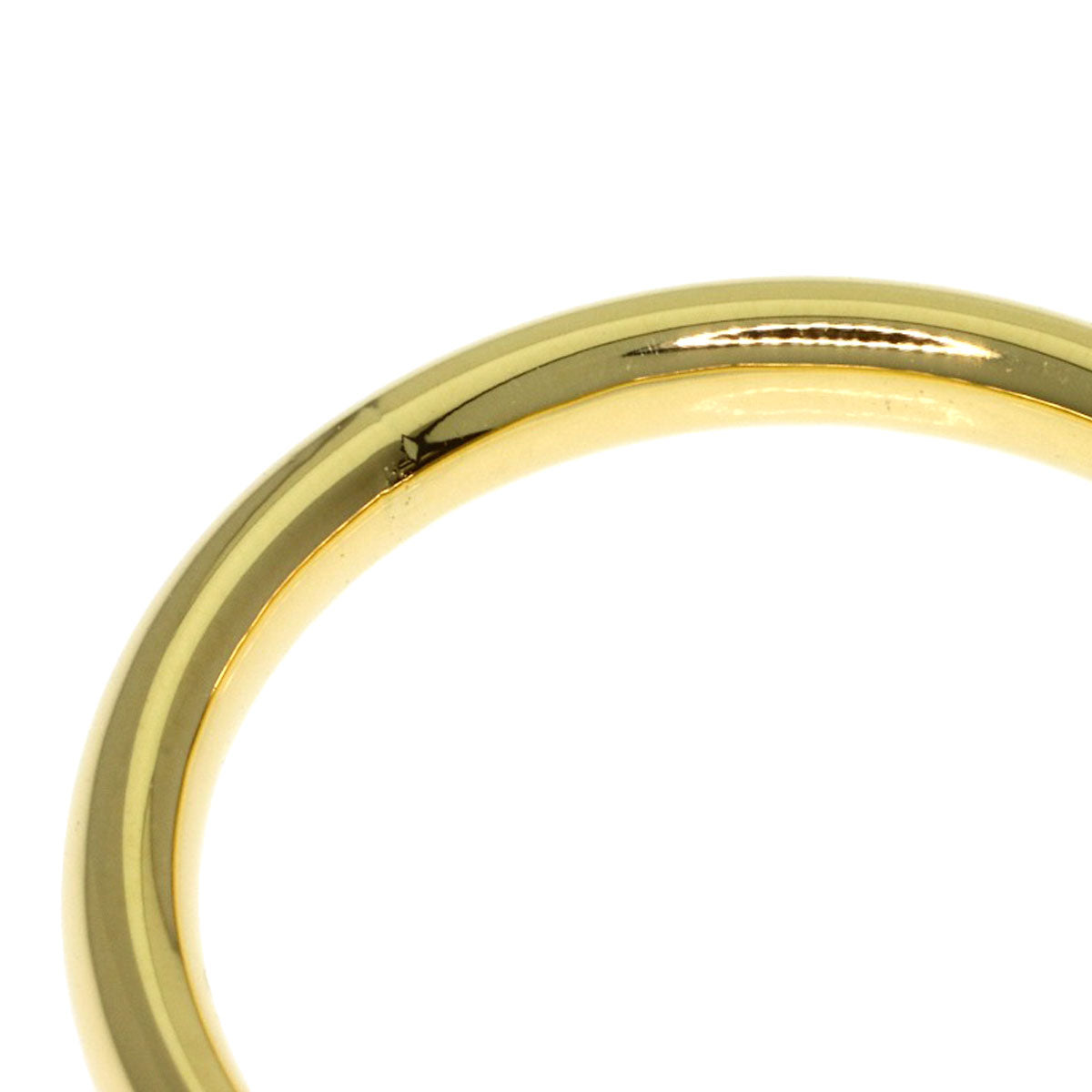 TIFFANY&Co. Curved band Diamond Ring K18 Yellow Gold Ladies [Used]
