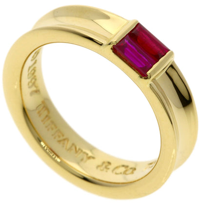 TIFFANY&Co. Stacking Ruby Ring K18 Yellow Gold Ladies [Used]