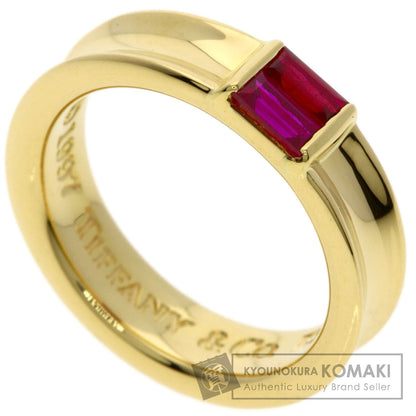 TIFFANY&Co. Stacking Ruby Ring K18 Yellow Gold Ladies [Used]