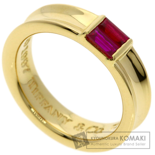 TIFFANY&Co. Stacking Ruby Ring K18 Yellow Gold Ladies [Used]