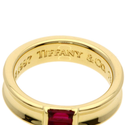 TIFFANY&Co. Stacking Ruby Ring K18 Yellow Gold Ladies [Used]