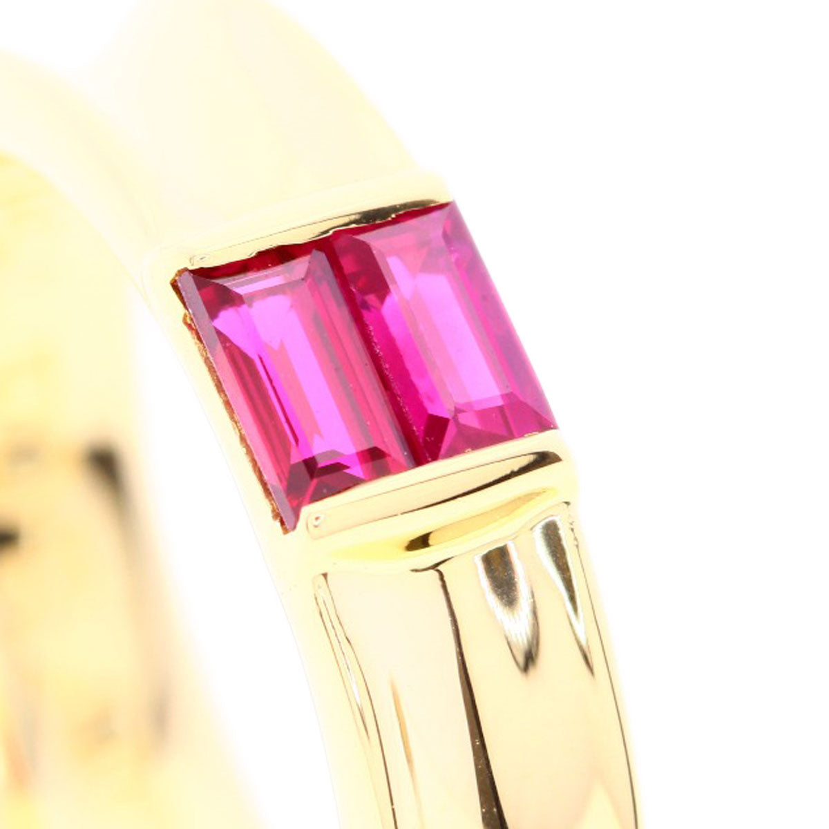 TIFFANY&Co. Stacking Ruby Ring K18 Yellow Gold Ladies [Used]