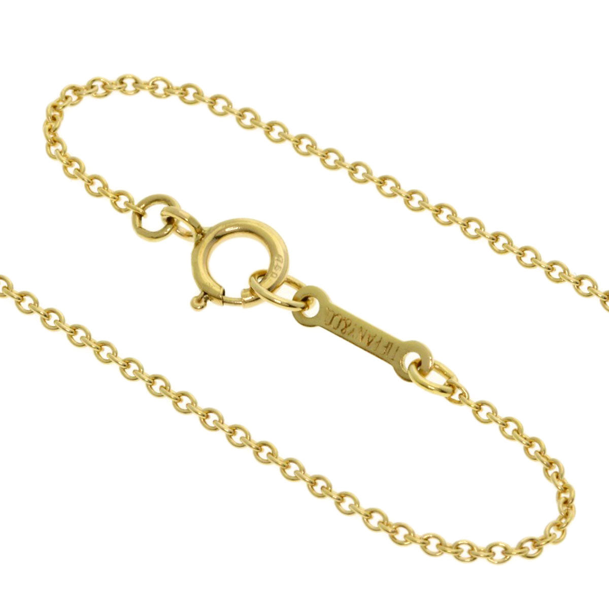 TIFFANY&Co. kiss Necklace K18 Yellow Gold Ladies [Used]