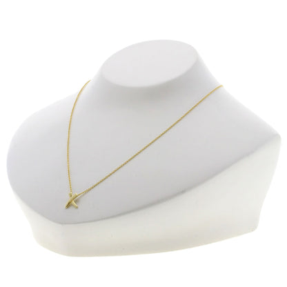 TIFFANY&Co. kiss Necklace K18 Yellow Gold Ladies [Used]