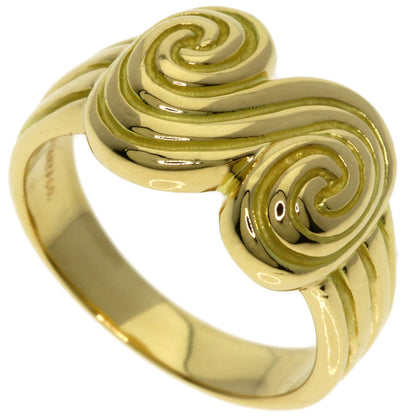 TIFFANY&Co. tornado Ring K18 Yellow Gold Ladies [Used]