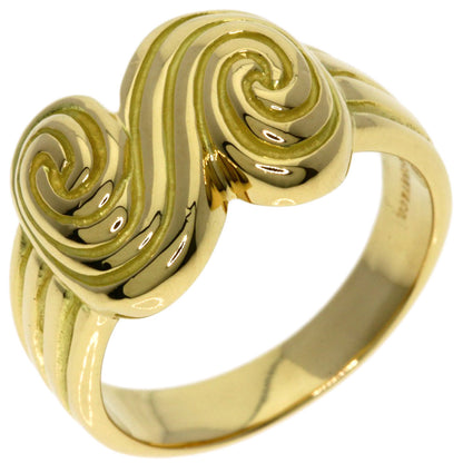 TIFFANY&Co. tornado Ring K18 Yellow Gold Ladies [Used]