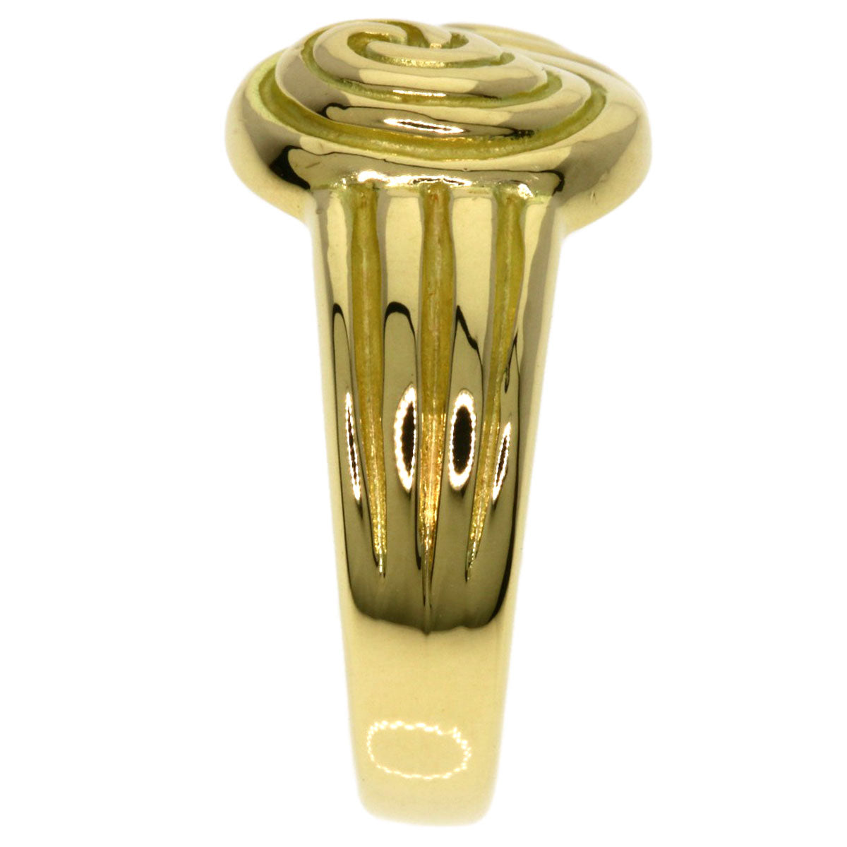 TIFFANY&Co. tornado Ring K18 Yellow Gold Ladies [Used]