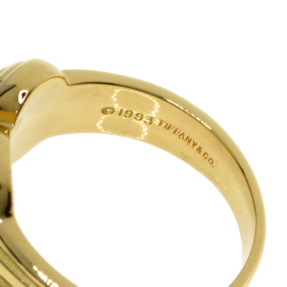 TIFFANY&Co. tornado Ring K18 Yellow Gold Ladies [Used]