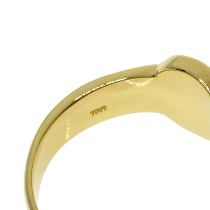 TIFFANY&Co. tornado Ring K18 Yellow Gold Ladies [Used]