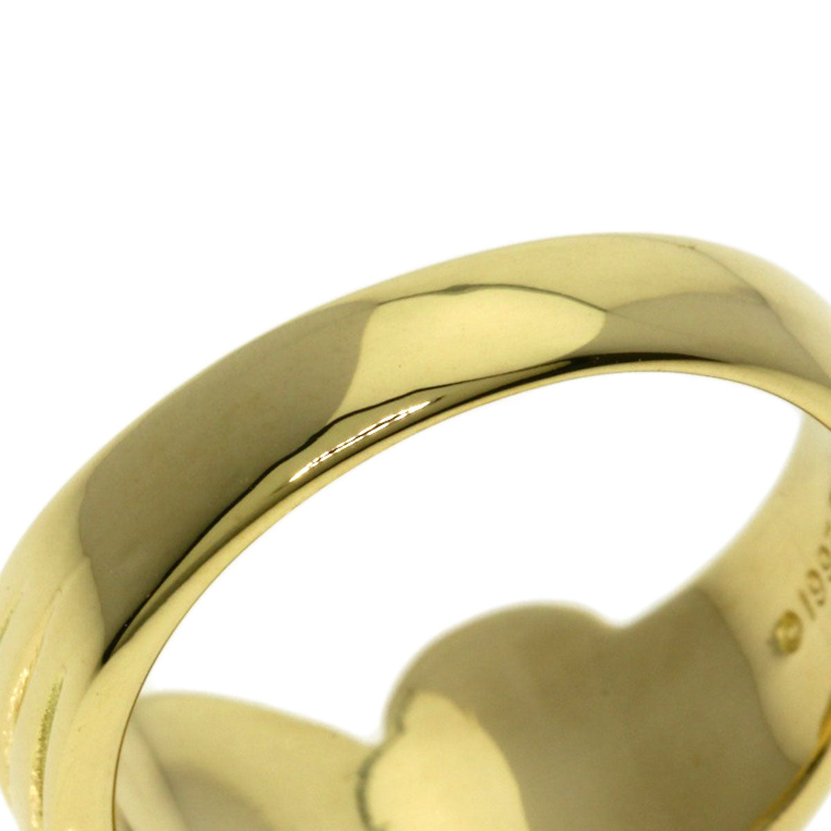 TIFFANY&Co. tornado Ring K18 Yellow Gold Ladies [Used]