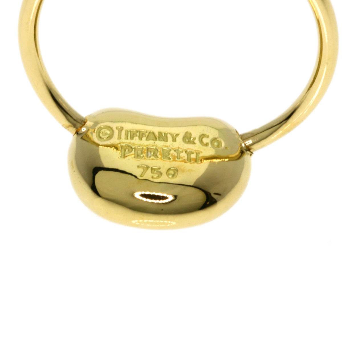 TIFFANY&Co. Bean Ring K18 Yellow Gold Ladies [Used]