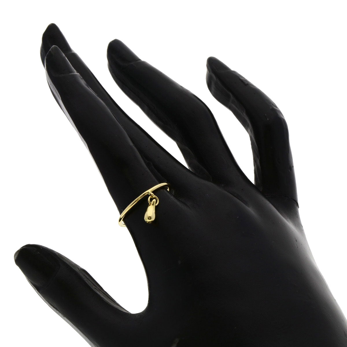 TIFFANY&Co. teardrop Ring K18 Yellow Gold Ladies [Used]